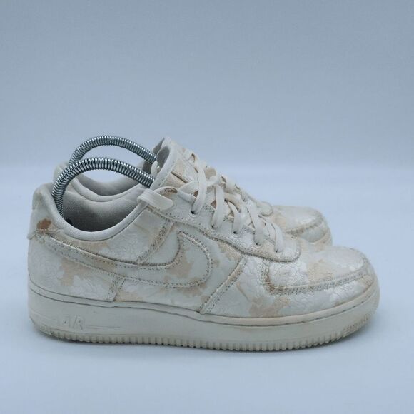 Nike Air Force 1 '07 PRM 3 Pale Ivory Sail Shoes Men's Size 7 Women’s Size 8.5 - Picture 2 of 10
